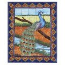 Mexican Talavera Mural Pavoreal 1